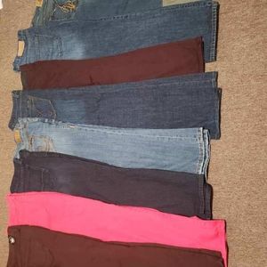 Designer jeans various styles